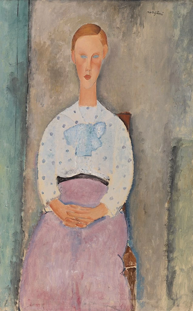 Amedeo Modigliani - Giovane ragazza con un corpetto a pois, Barnes Foundation, Filadelfia